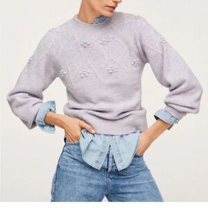 Mango lilac sweater-Size Medium